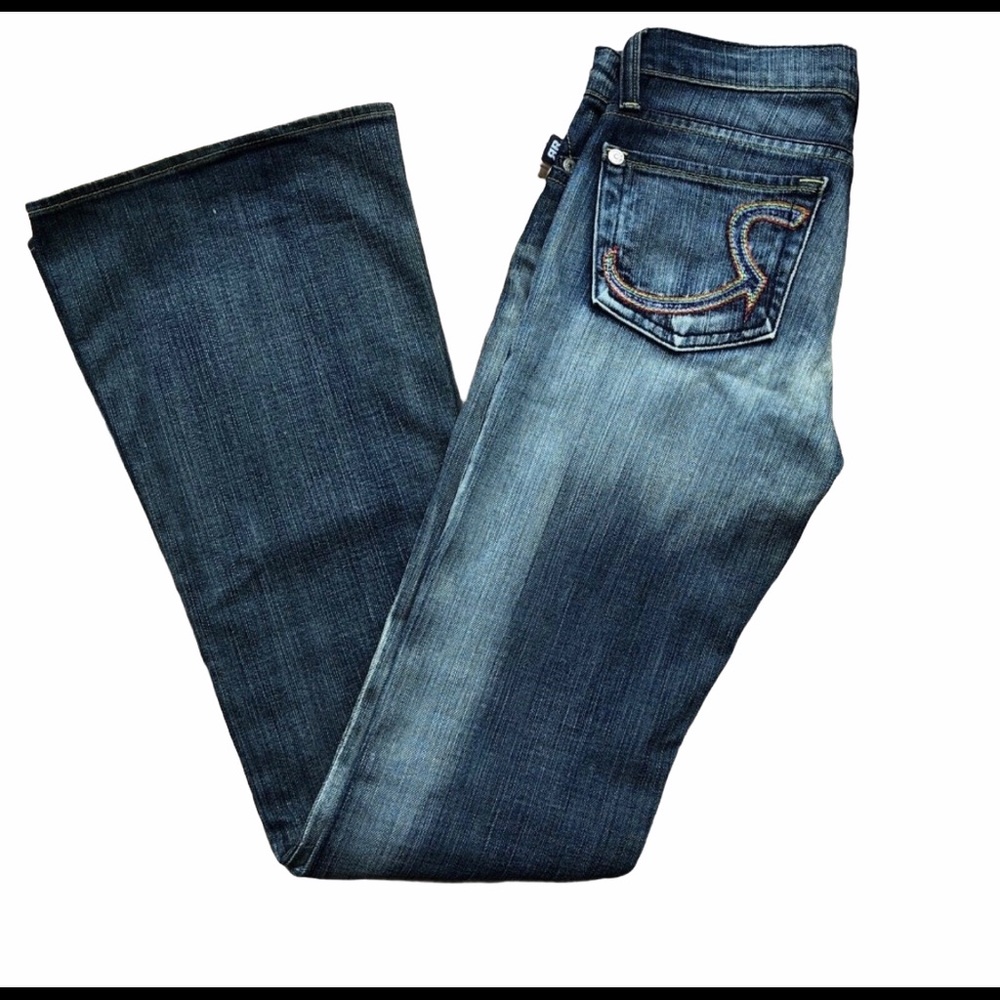 Rock And Republic Womens Blue Denim Jeans Size 2